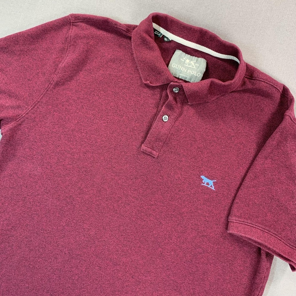 Rodd & Gunn Gunn Polo Shirt Mens XL Red Garnet Sports Fit Cotton‎ Casual Knit
